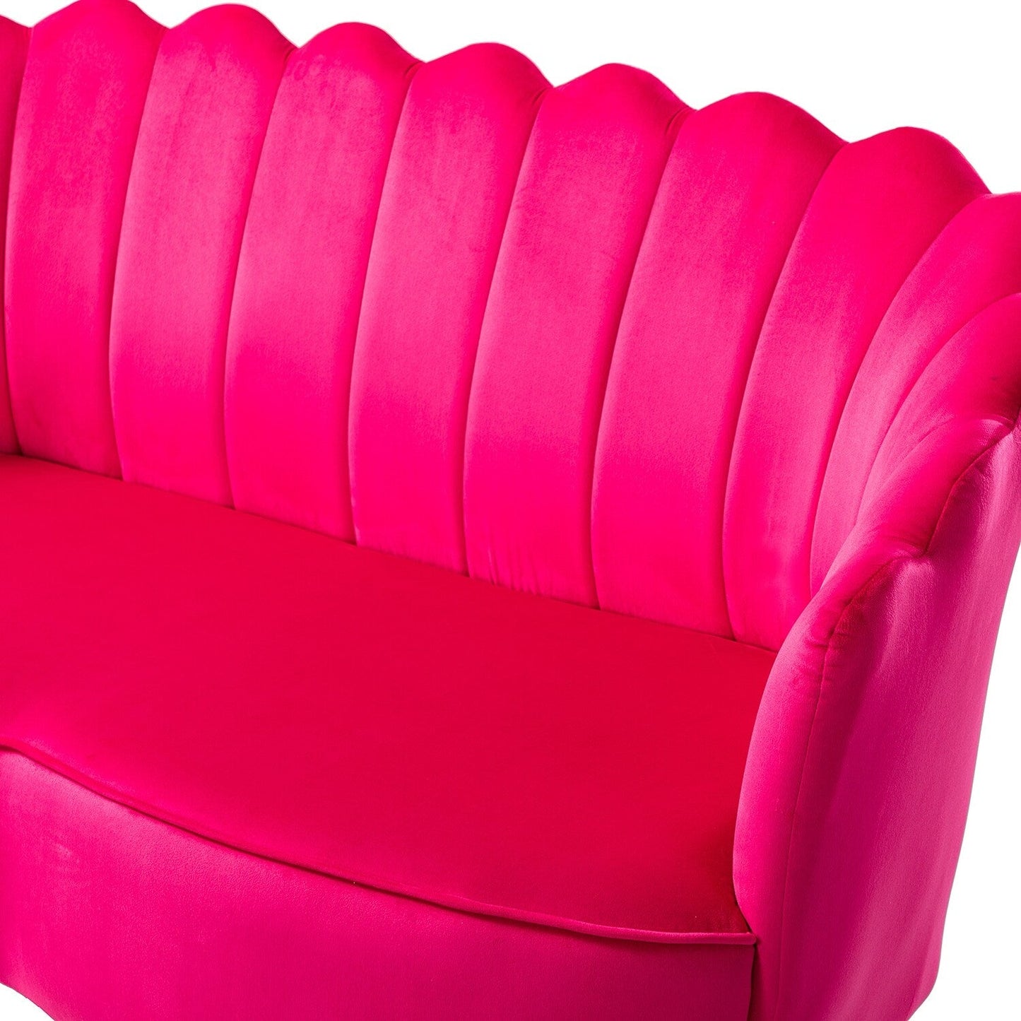 Causeuse Xabier 52'' avec dossier en forme de fleur