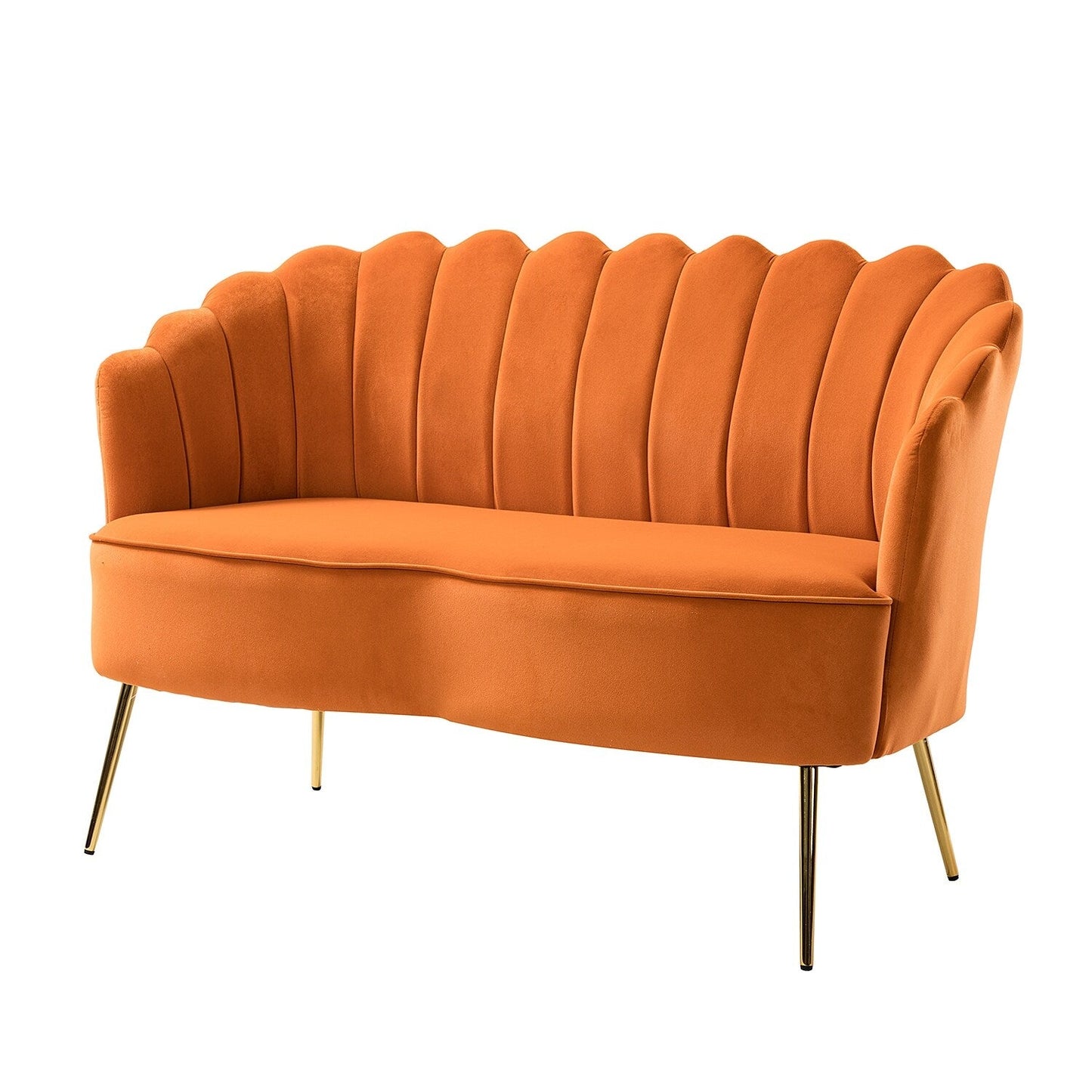 Causeuse Xabier 52'' avec dossier en forme de fleur