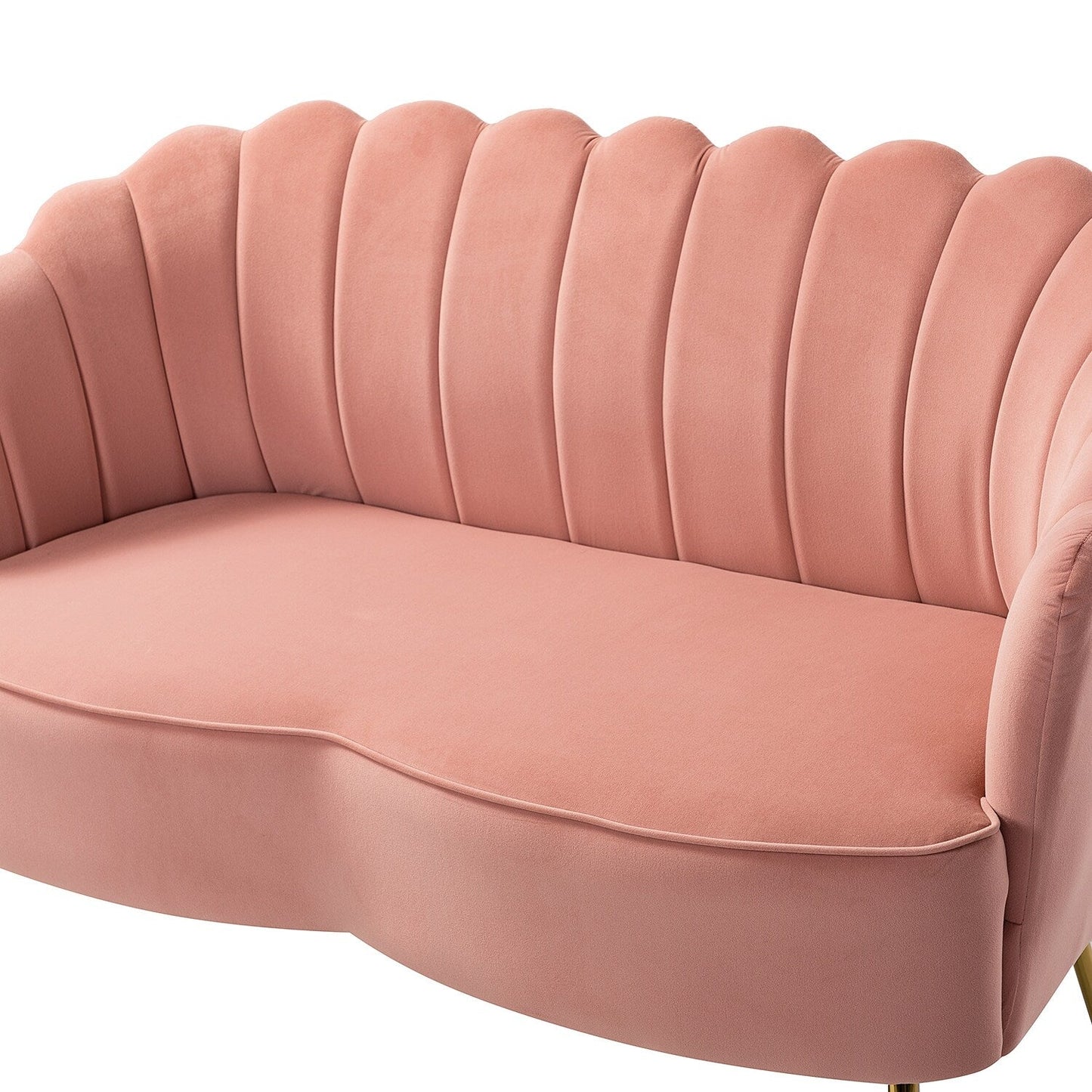 Causeuse Xabier 52'' avec dossier en forme de fleur