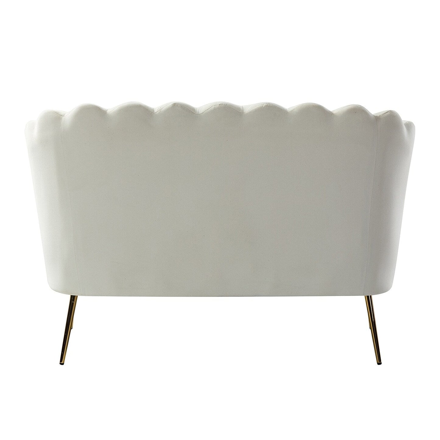 Causeuse Xabier 52'' avec dossier en forme de fleur
