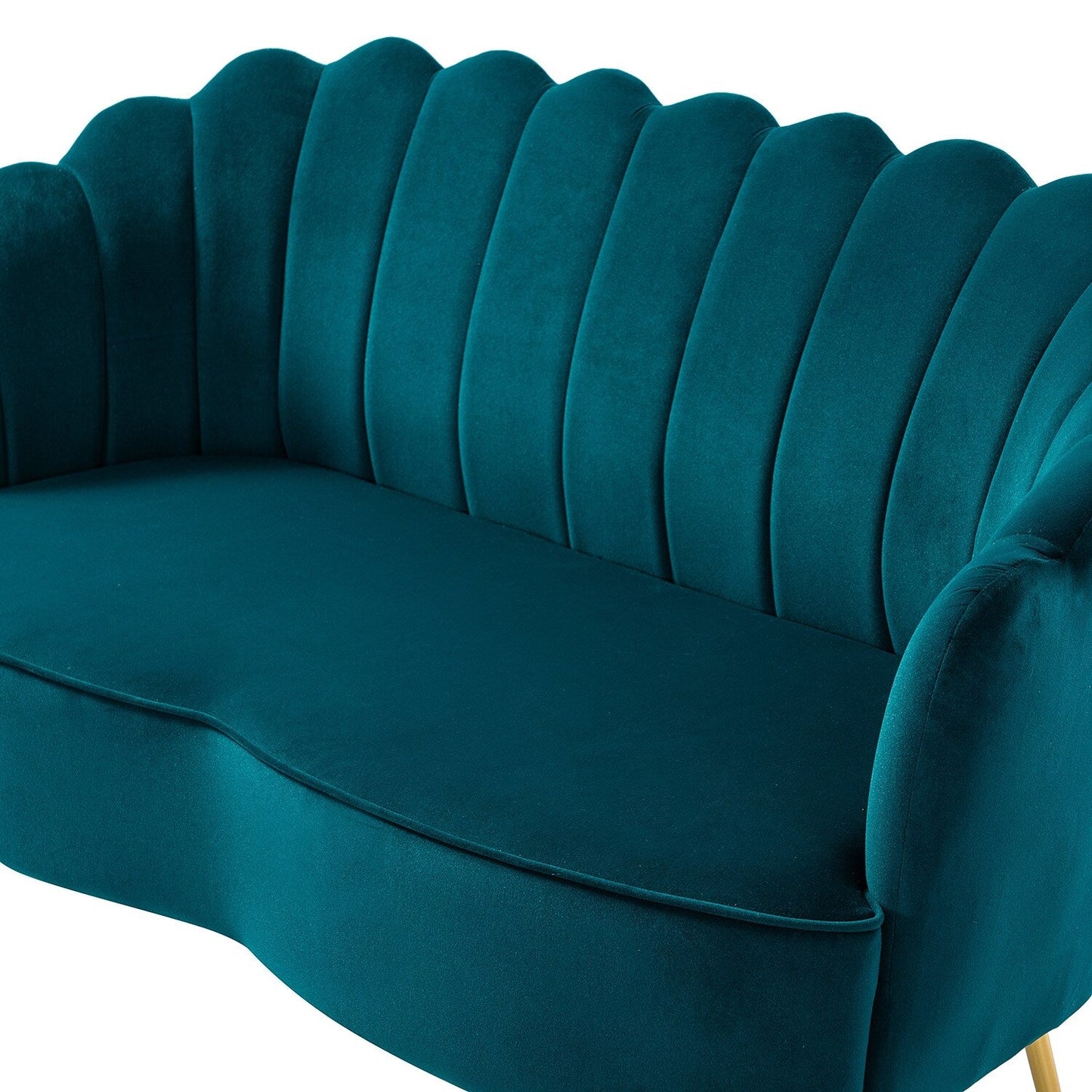 Causeuse Xabier 52'' avec dossier en forme de fleur