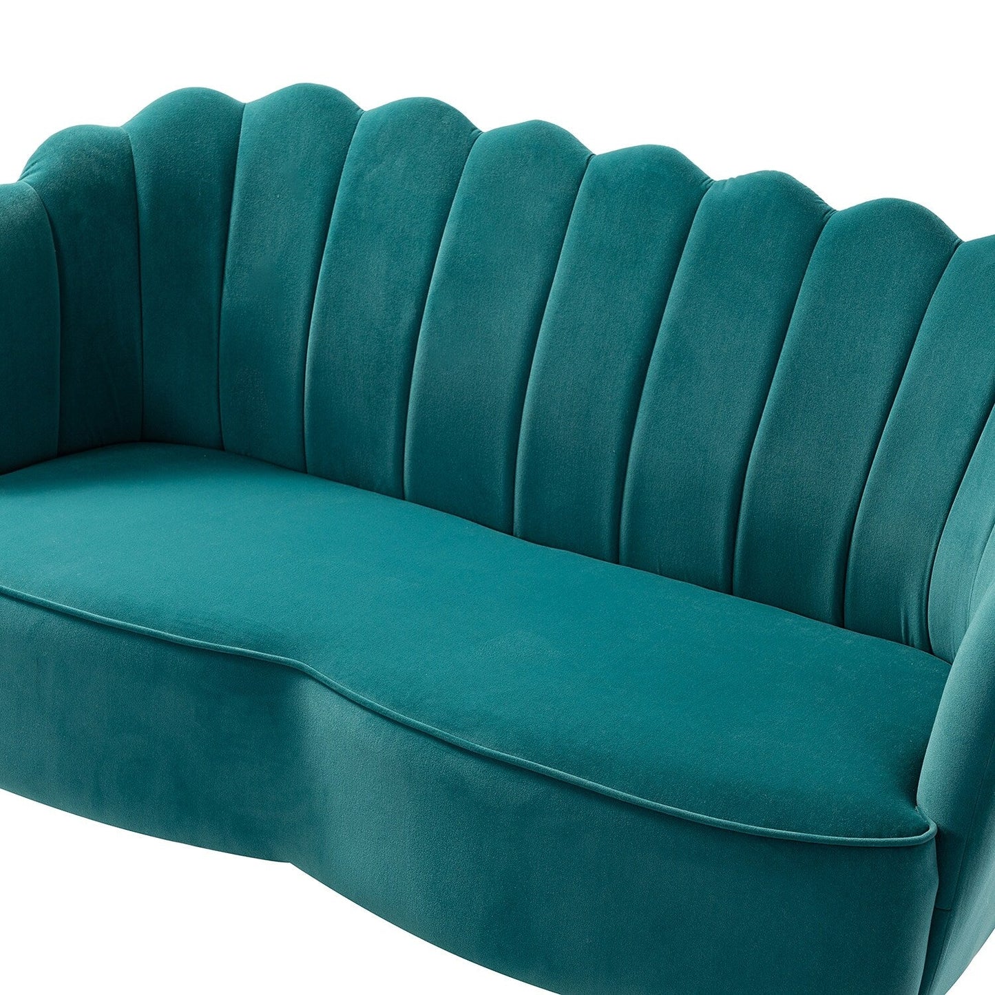 Causeuse Xabier 52'' avec dossier en forme de fleur