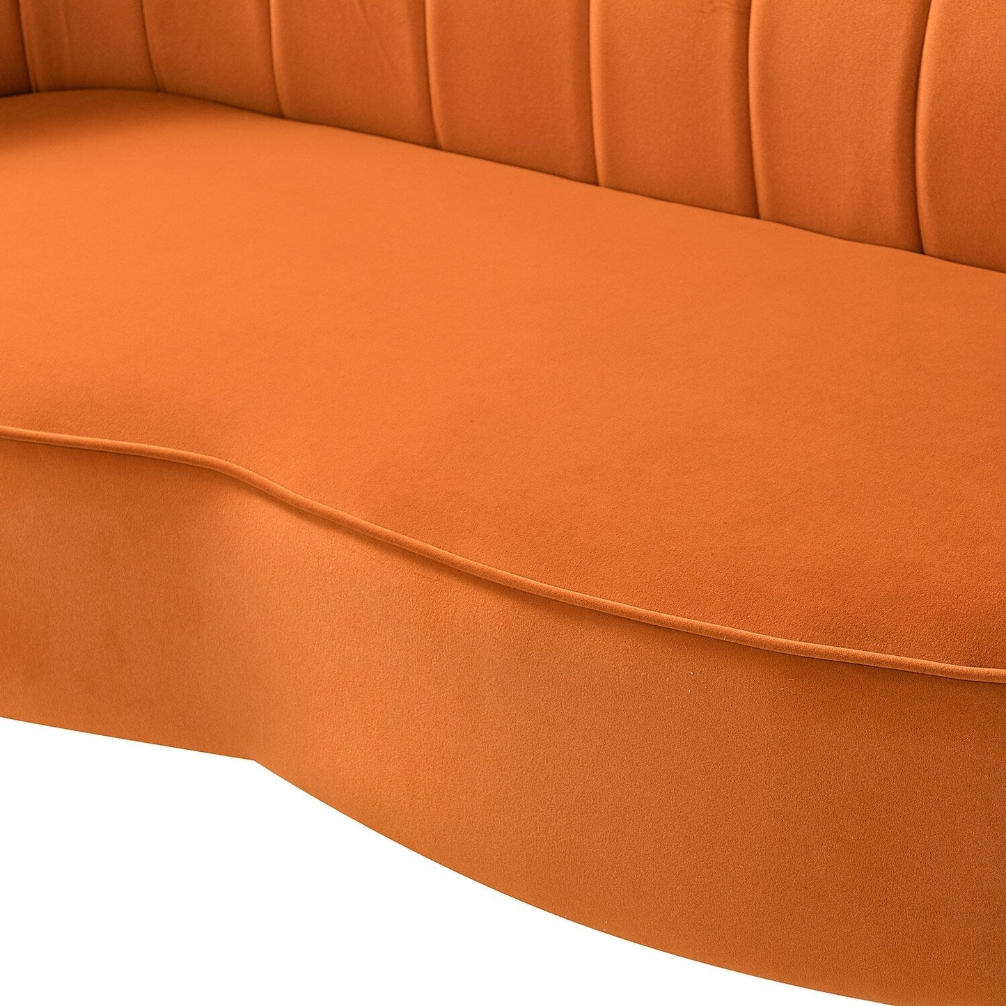 Causeuse Xabier 52'' avec dossier en forme de fleur