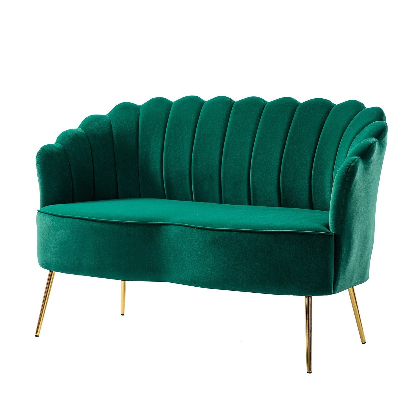 Causeuse Xabier 52'' avec dossier en forme de fleur