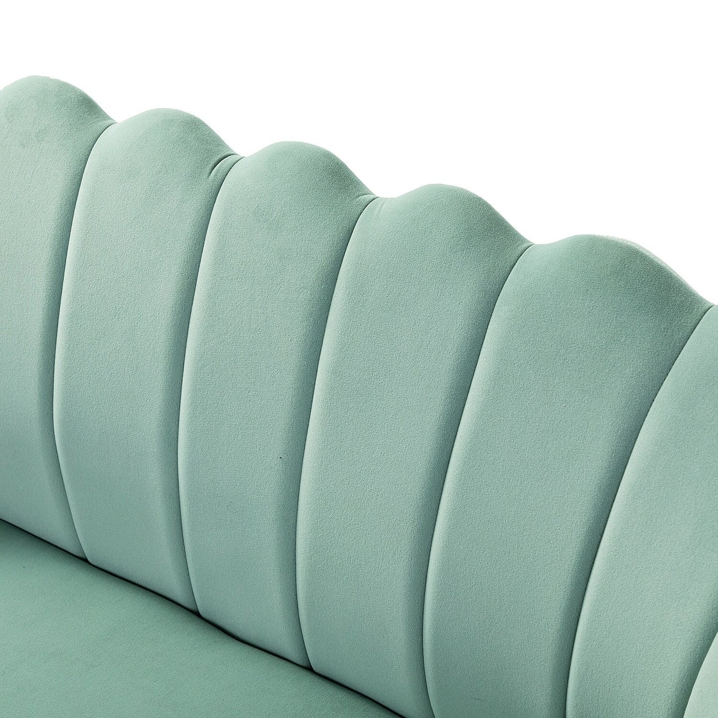 Causeuse Xabier 52'' avec dossier en forme de fleur
