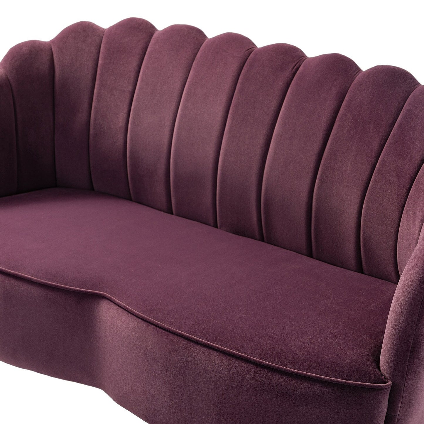 Causeuse Xabier 52'' avec dossier en forme de fleur