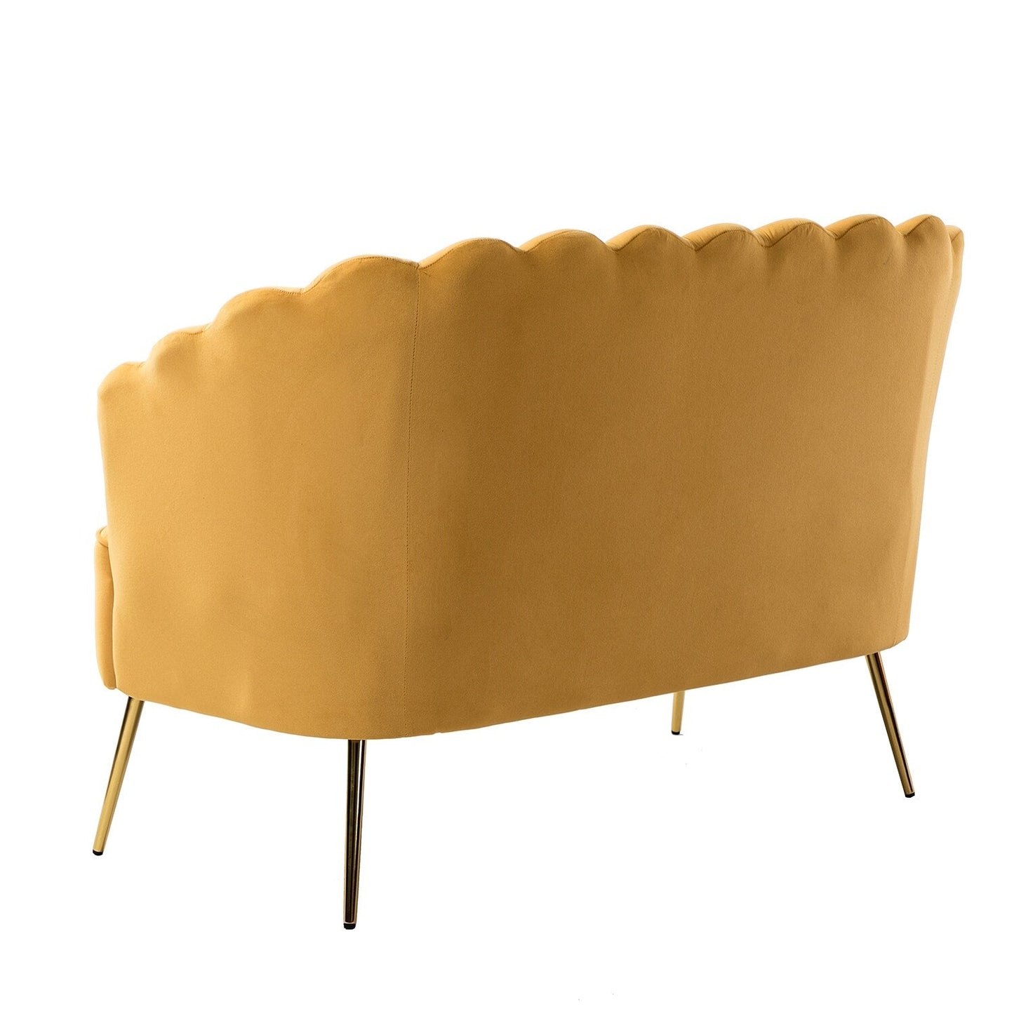 Causeuse Xabier 52'' avec dossier en forme de fleur