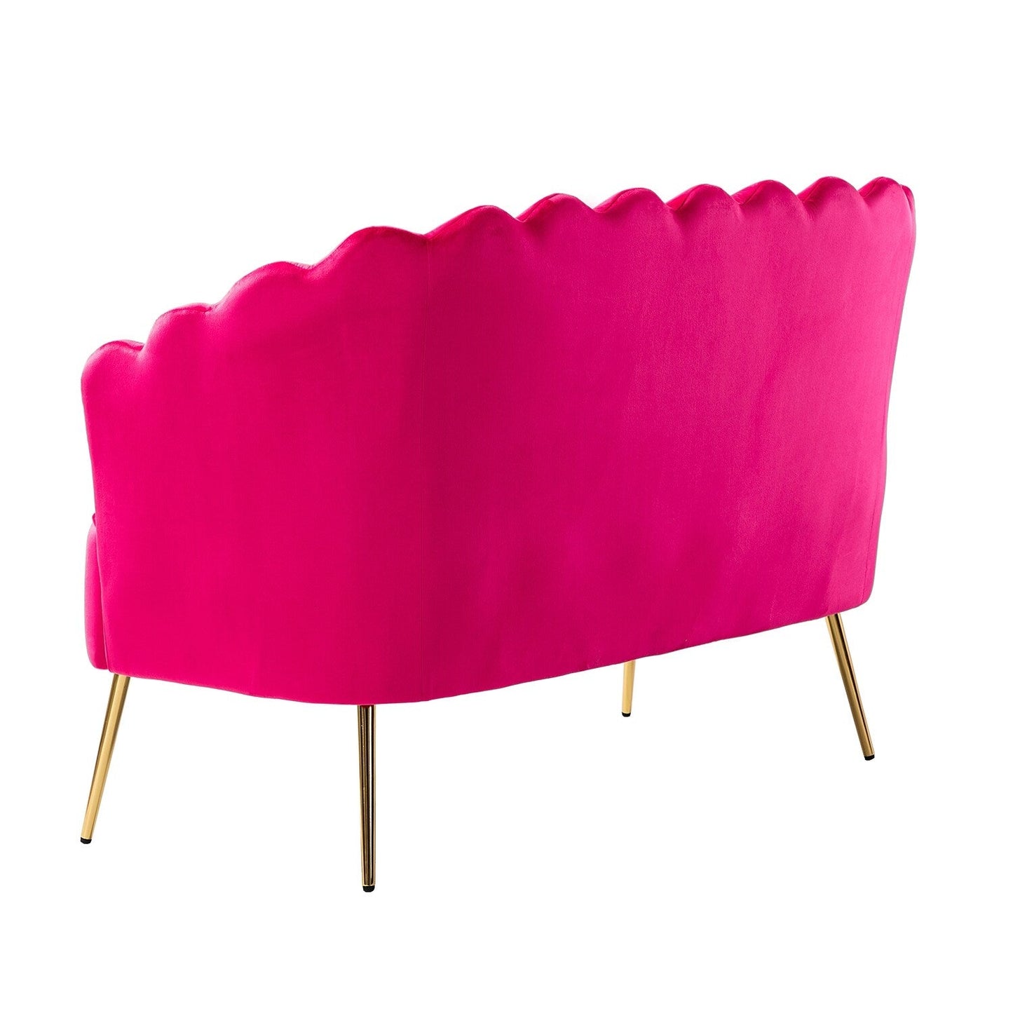 Causeuse Xabier 52'' avec dossier en forme de fleur