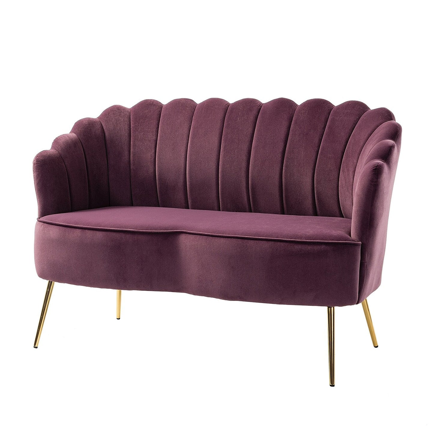 Causeuse Xabier 52'' avec dossier en forme de fleur