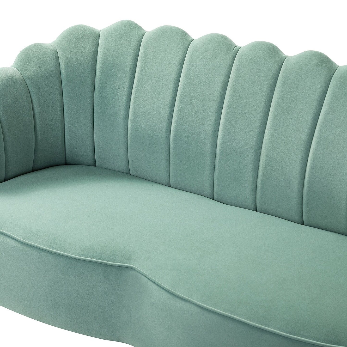 Causeuse Xabier 52'' avec dossier en forme de fleur