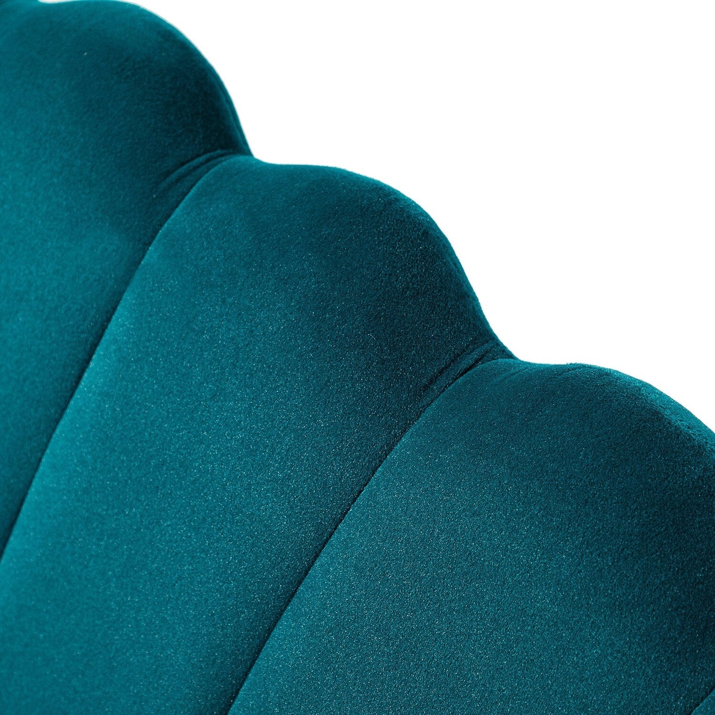 Causeuse Xabier 52'' avec dossier en forme de fleur