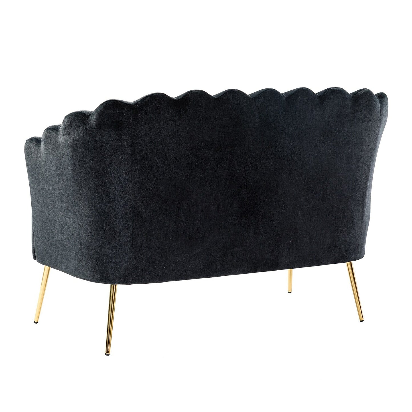 Causeuse Xabier 52'' avec dossier en forme de fleur
