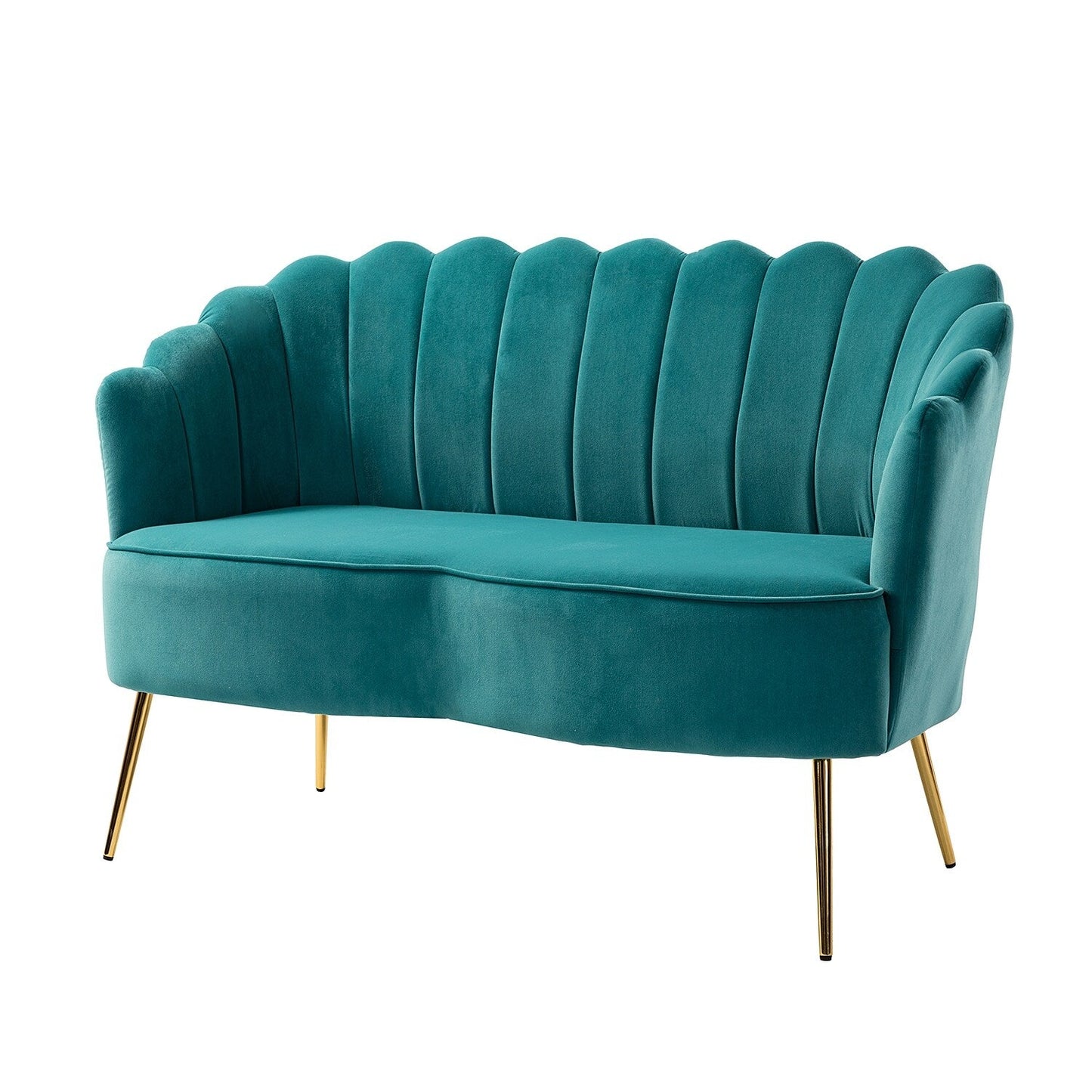 Causeuse Xabier 52'' avec dossier en forme de fleur