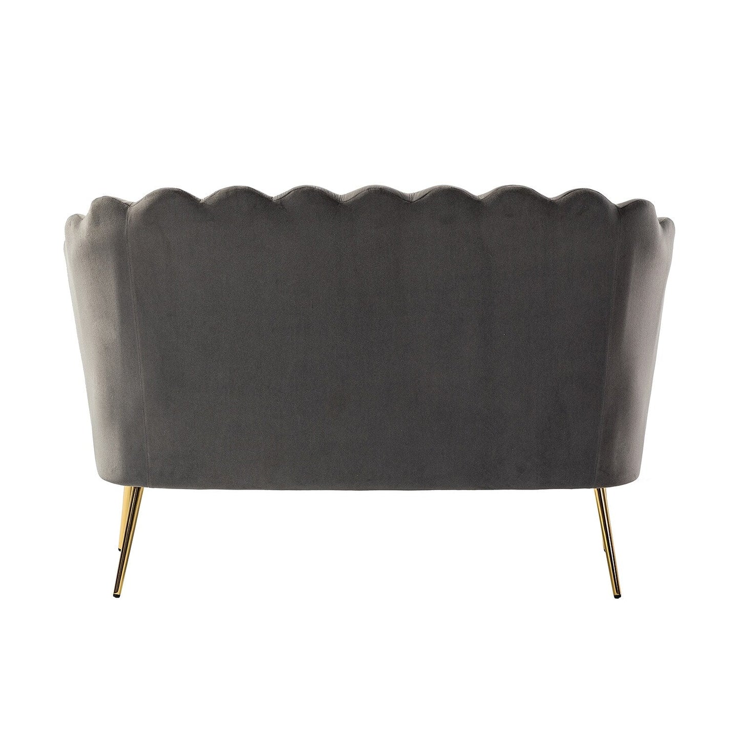 Causeuse Xabier 52'' avec dossier en forme de fleur