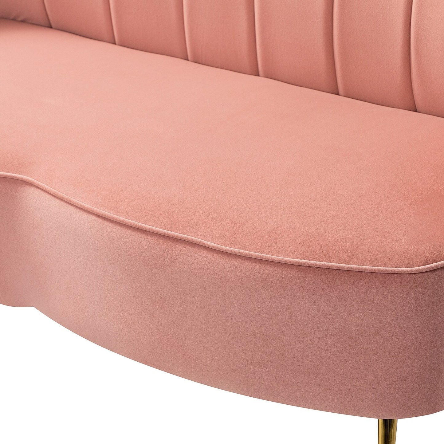 Causeuse Xabier 52'' avec dossier en forme de fleur