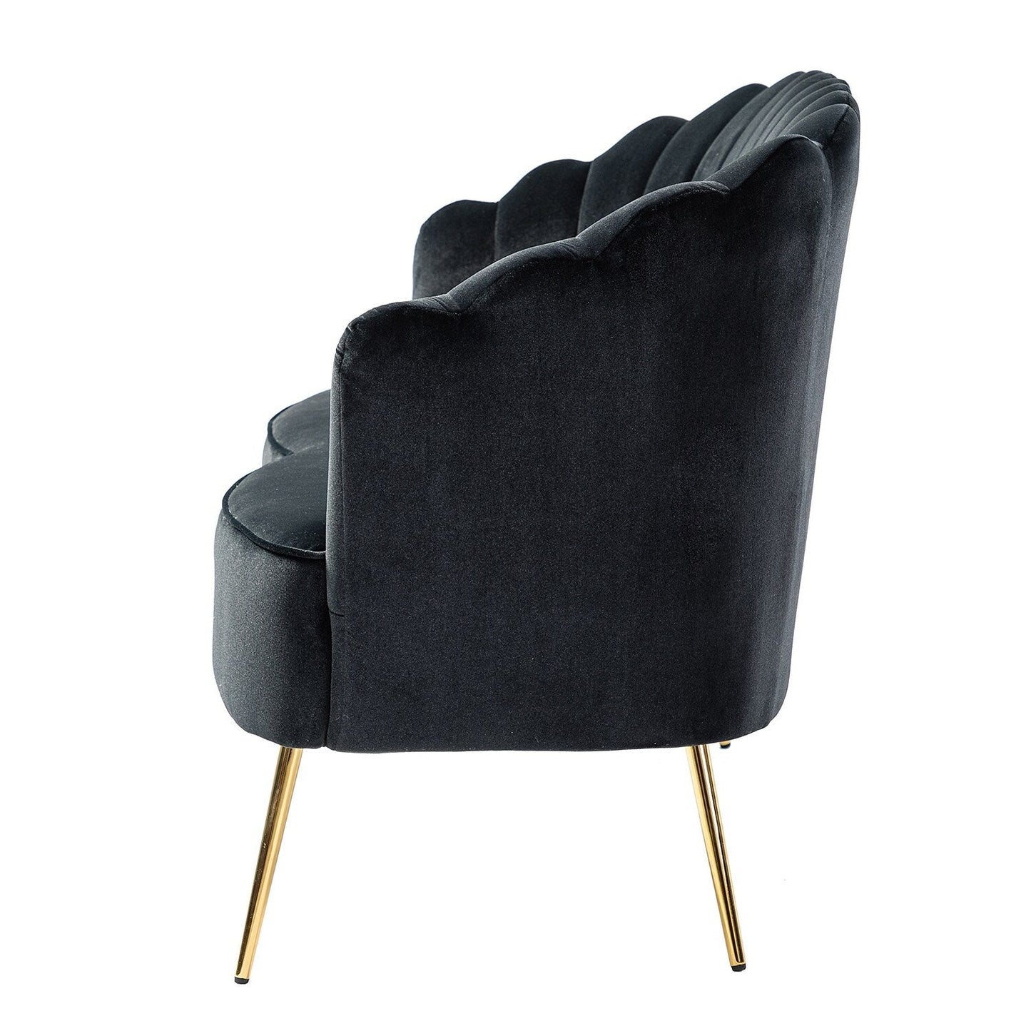 Causeuse Xabier 52'' avec dossier en forme de fleur