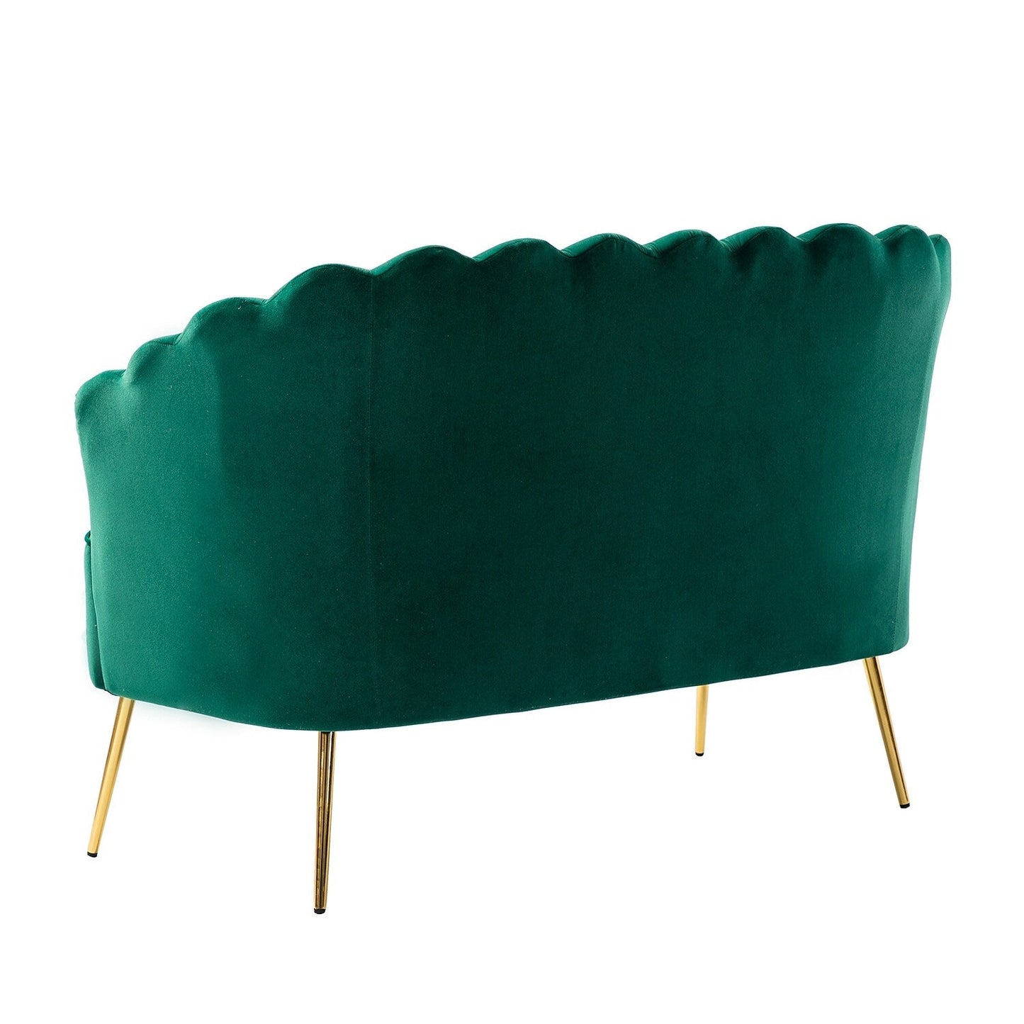 Causeuse Xabier 52'' avec dossier en forme de fleur
