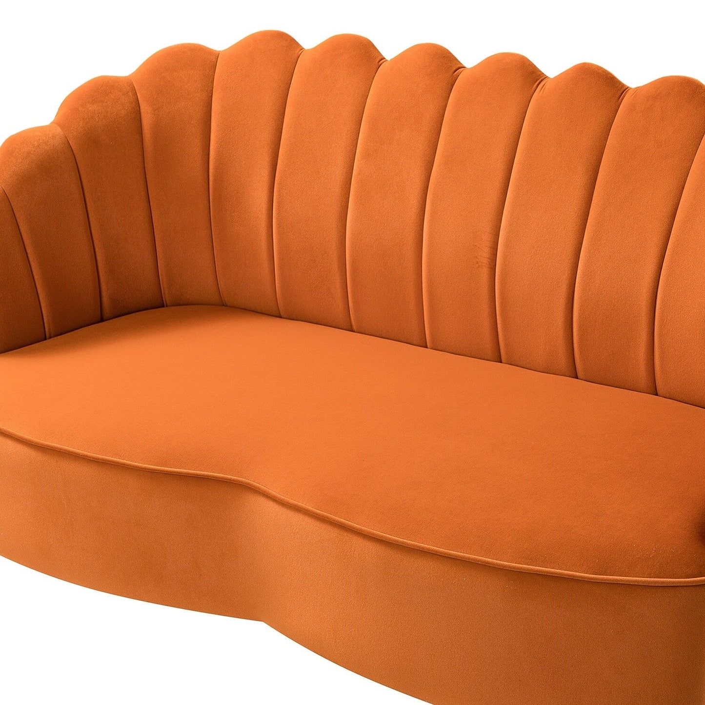Causeuse Xabier 52'' avec dossier en forme de fleur