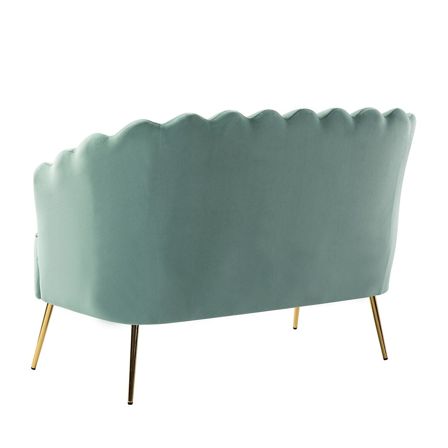 Causeuse Xabier 52'' avec dossier en forme de fleur