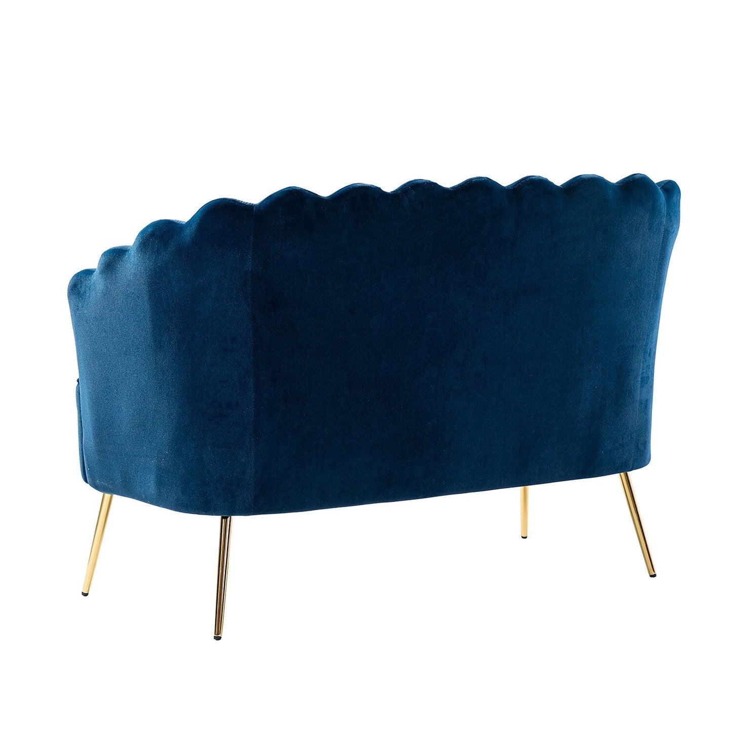 Causeuse Xabier 52'' avec dossier en forme de fleur