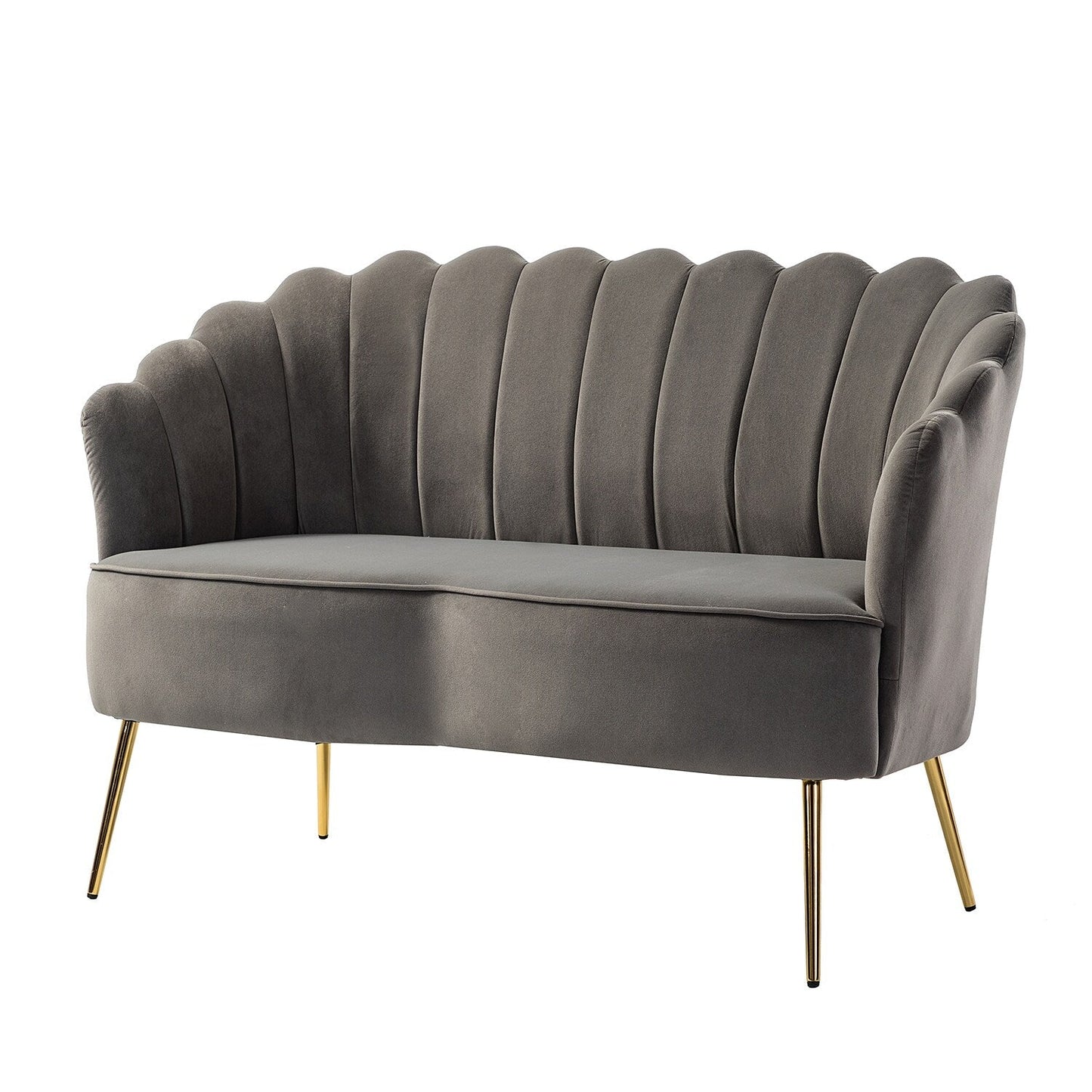 Causeuse Xabier 52'' avec dossier en forme de fleur