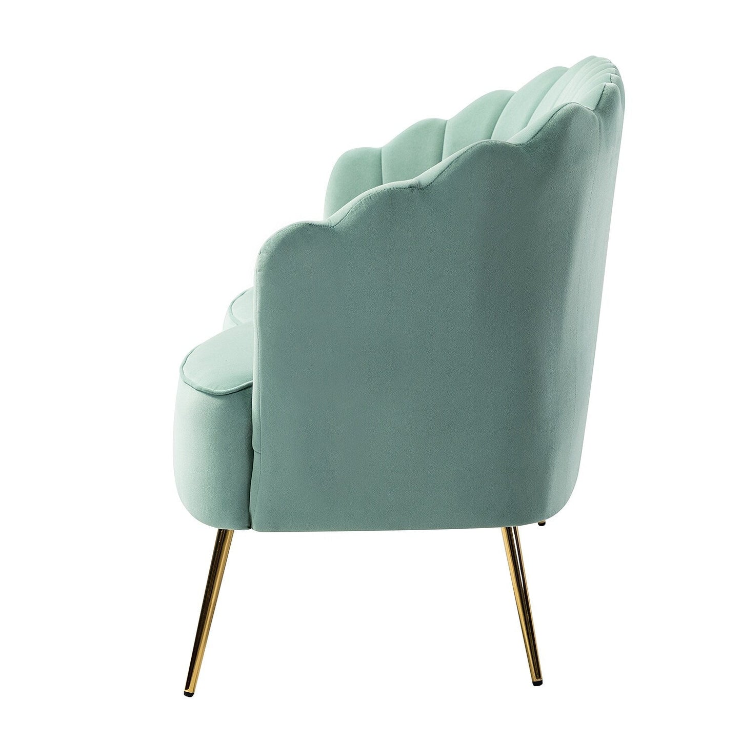 Causeuse Xabier 52'' avec dossier en forme de fleur