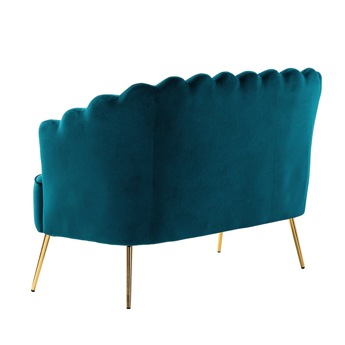 Causeuse Xabier 52'' avec dossier en forme de fleur