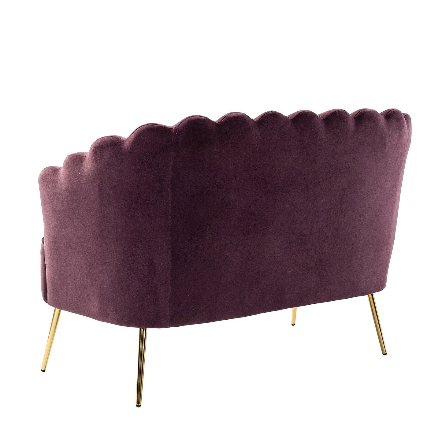 Causeuse Xabier 52'' avec dossier en forme de fleur