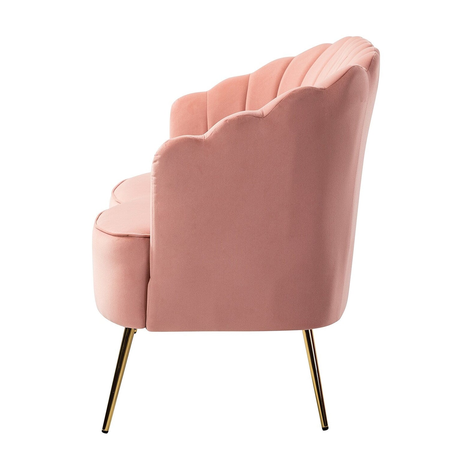 Causeuse Xabier 52'' avec dossier en forme de fleur