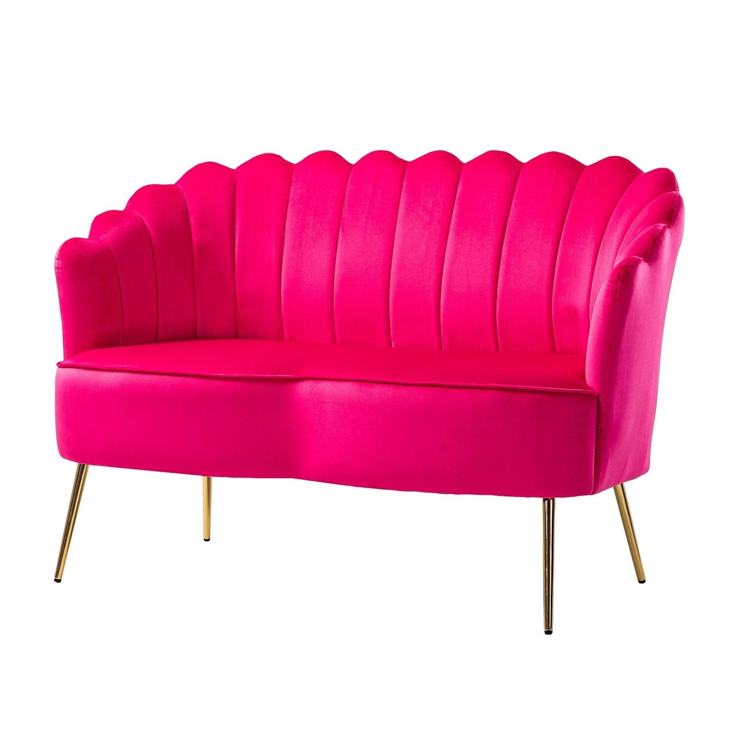 Causeuse Xabier 52'' avec dossier en forme de fleur