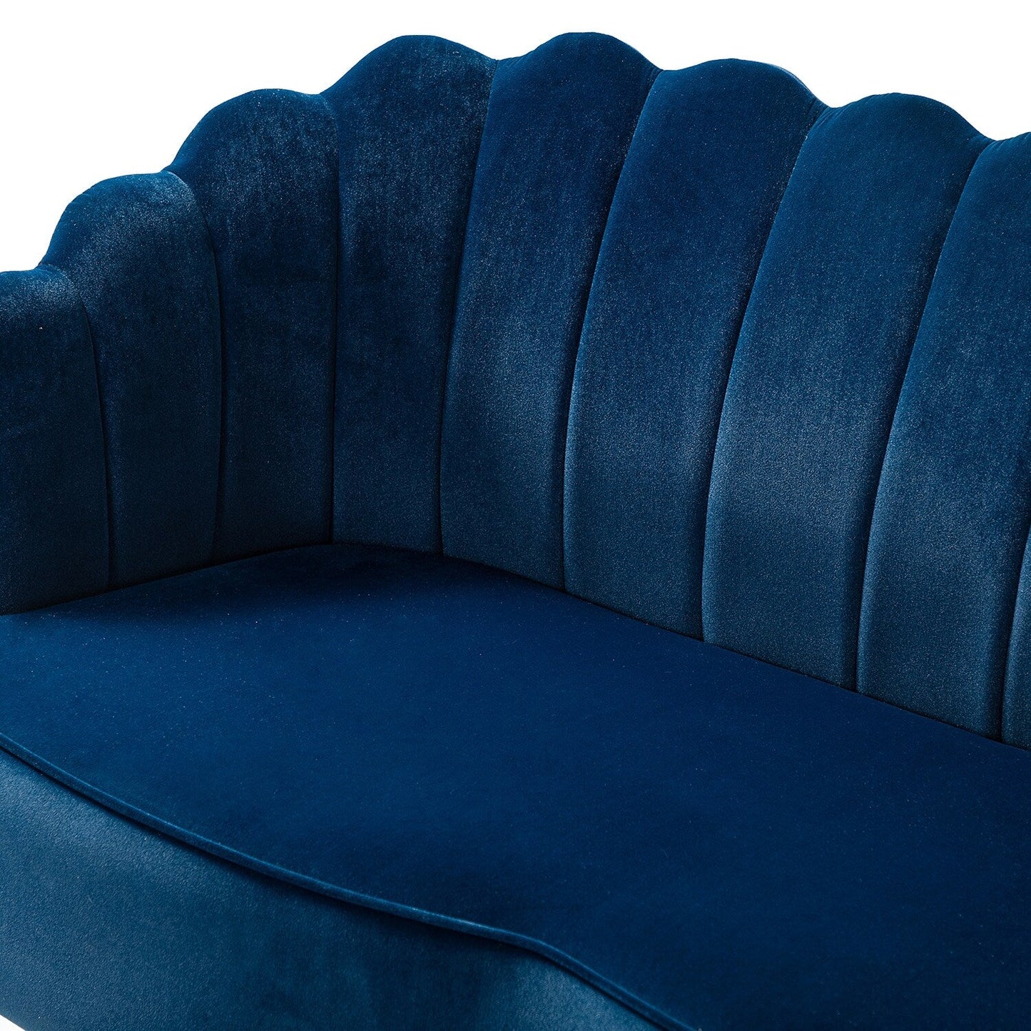 Causeuse Xabier 52'' avec dossier en forme de fleur