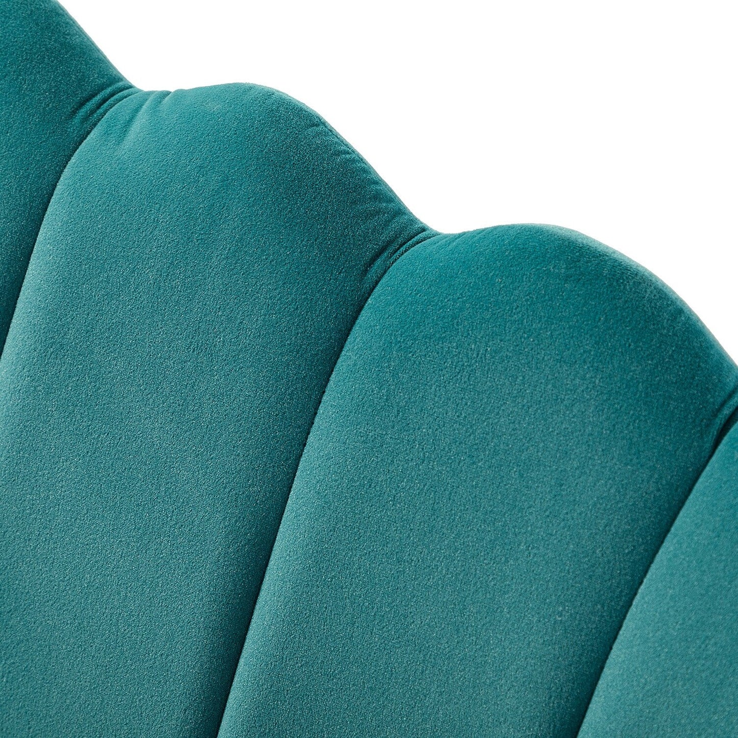 Causeuse Xabier 52'' avec dossier en forme de fleur