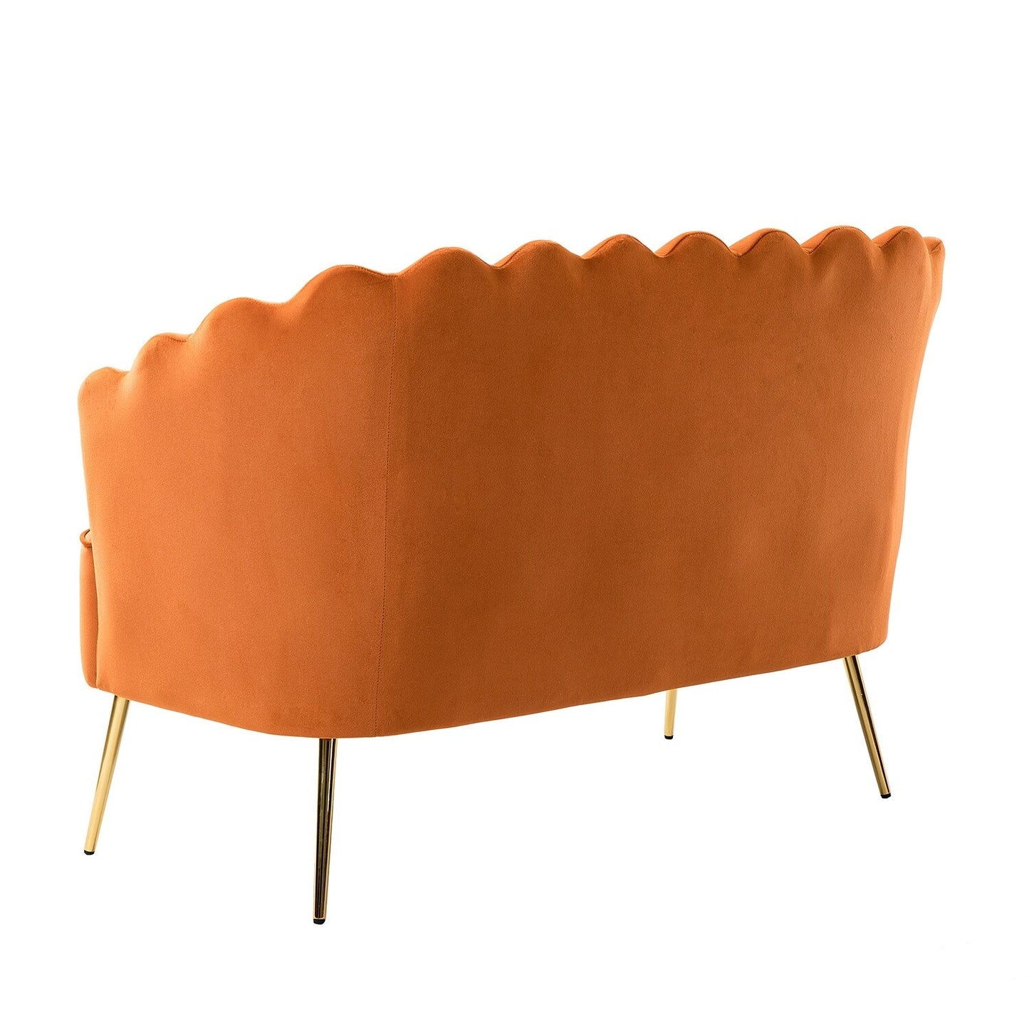 Causeuse Xabier 52'' avec dossier en forme de fleur
