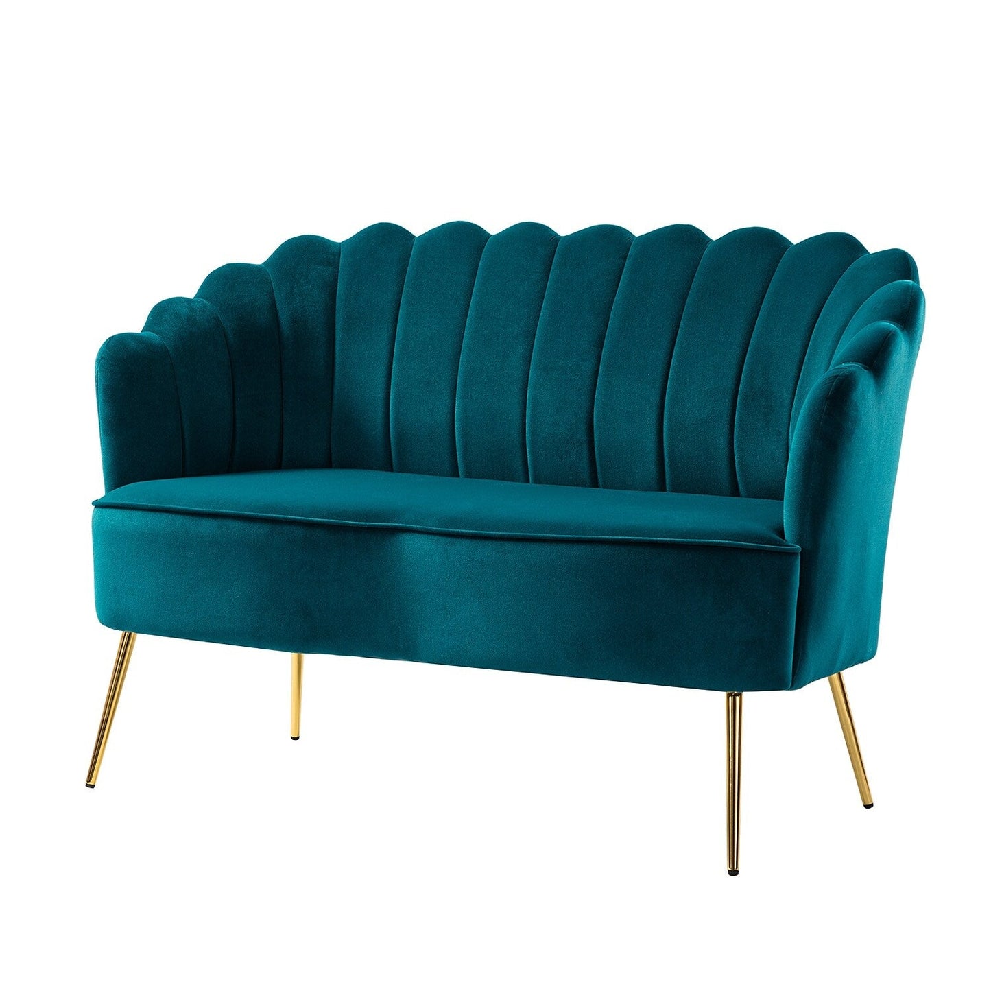 Causeuse Xabier 52'' avec dossier en forme de fleur