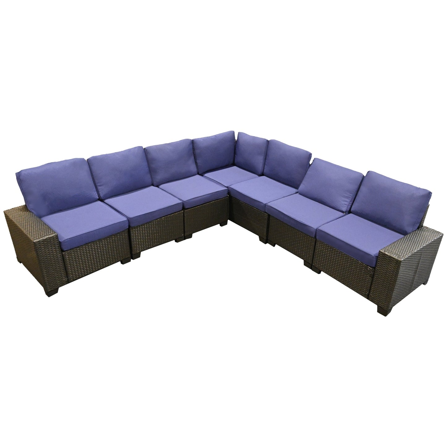 Ensembles de conversation pour patio Zenova, chaises et canapés en rotin et osier, sièges pour meubles de patio