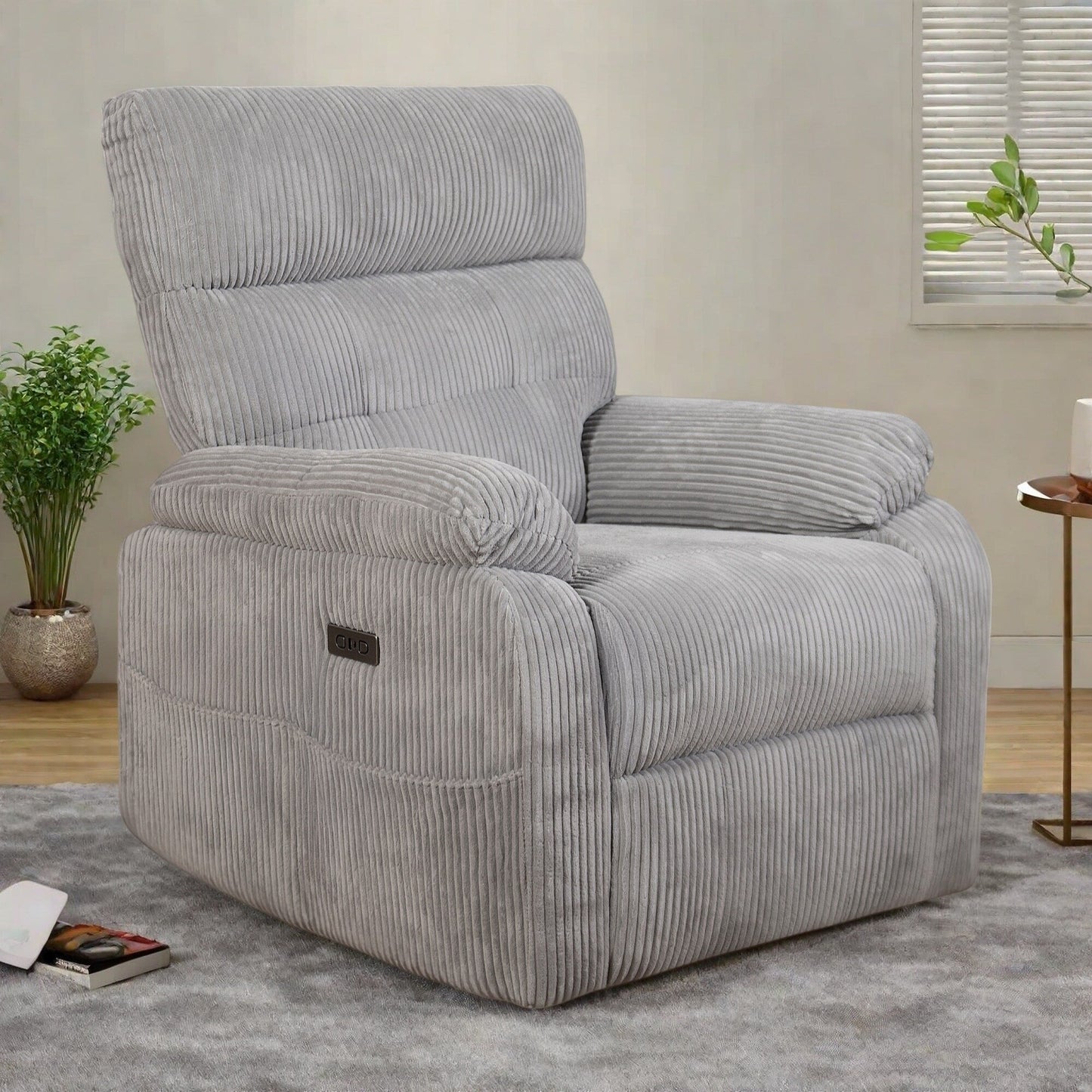 Fauteuil inclinable électrique à gravité zéro avec port USB - Dossier et repose-pieds réglables électriquement, conception ergonomique