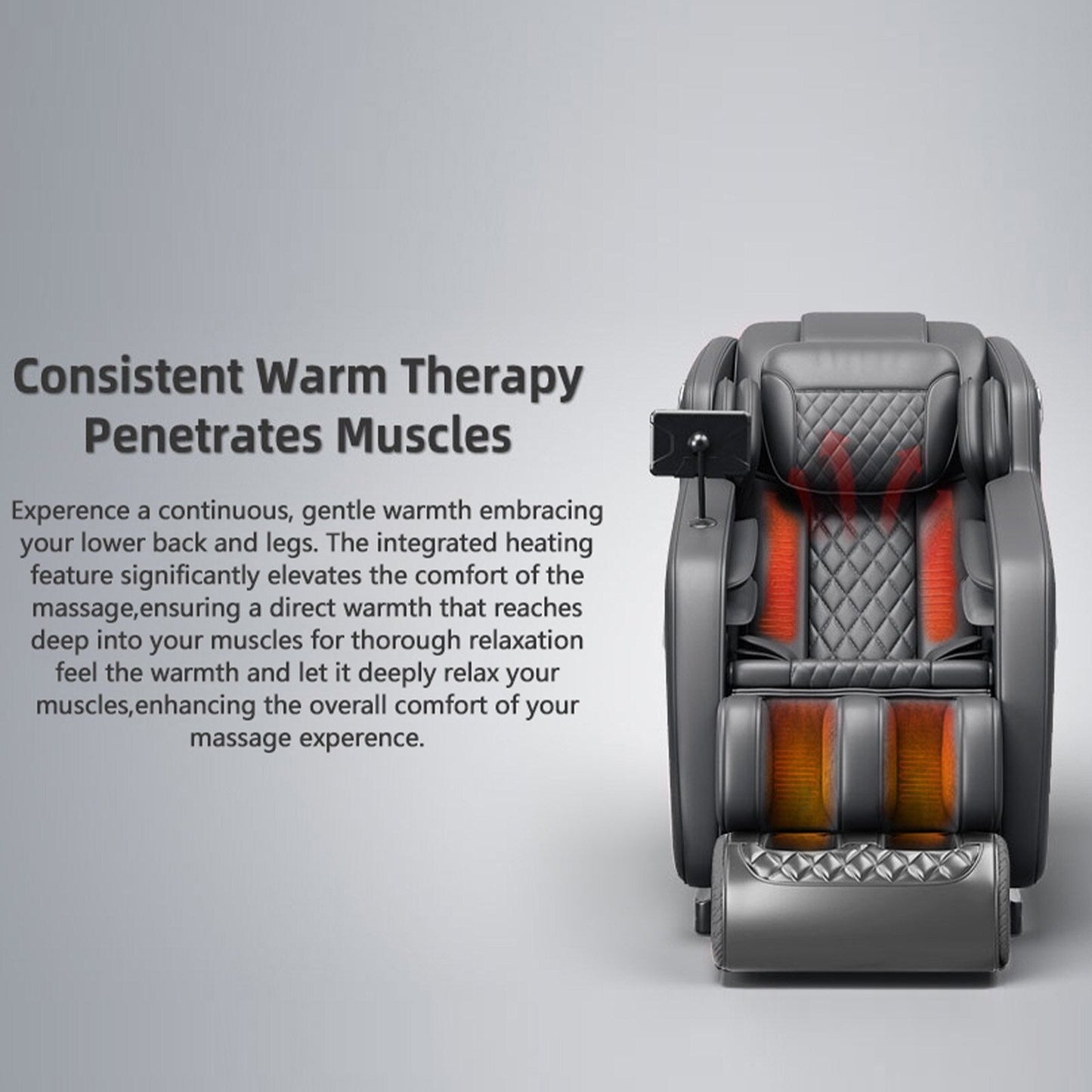 Fauteuil inclinable de massage à gravité zéro avec audio Bluetooth