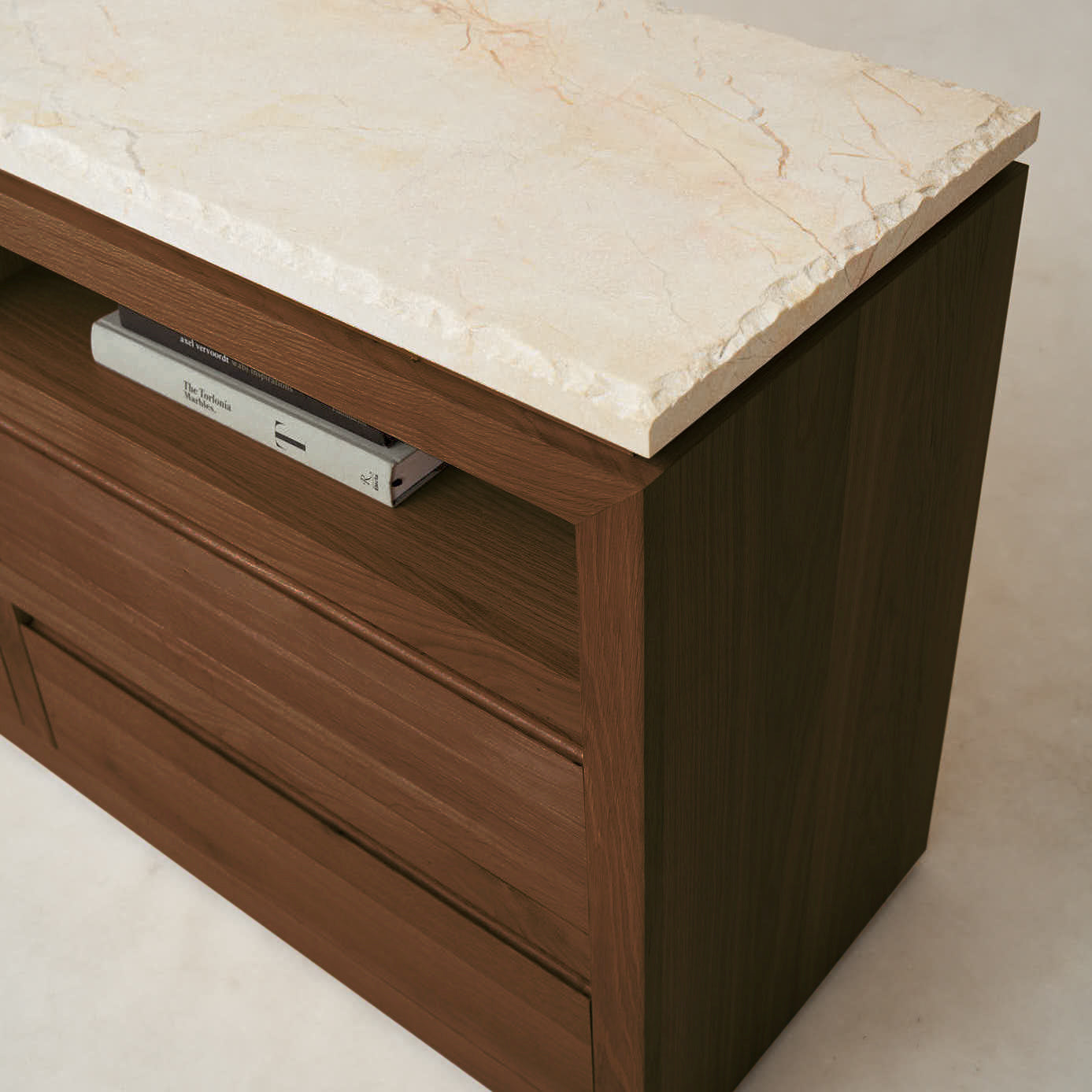 Commode en marbre Sofita - Moka