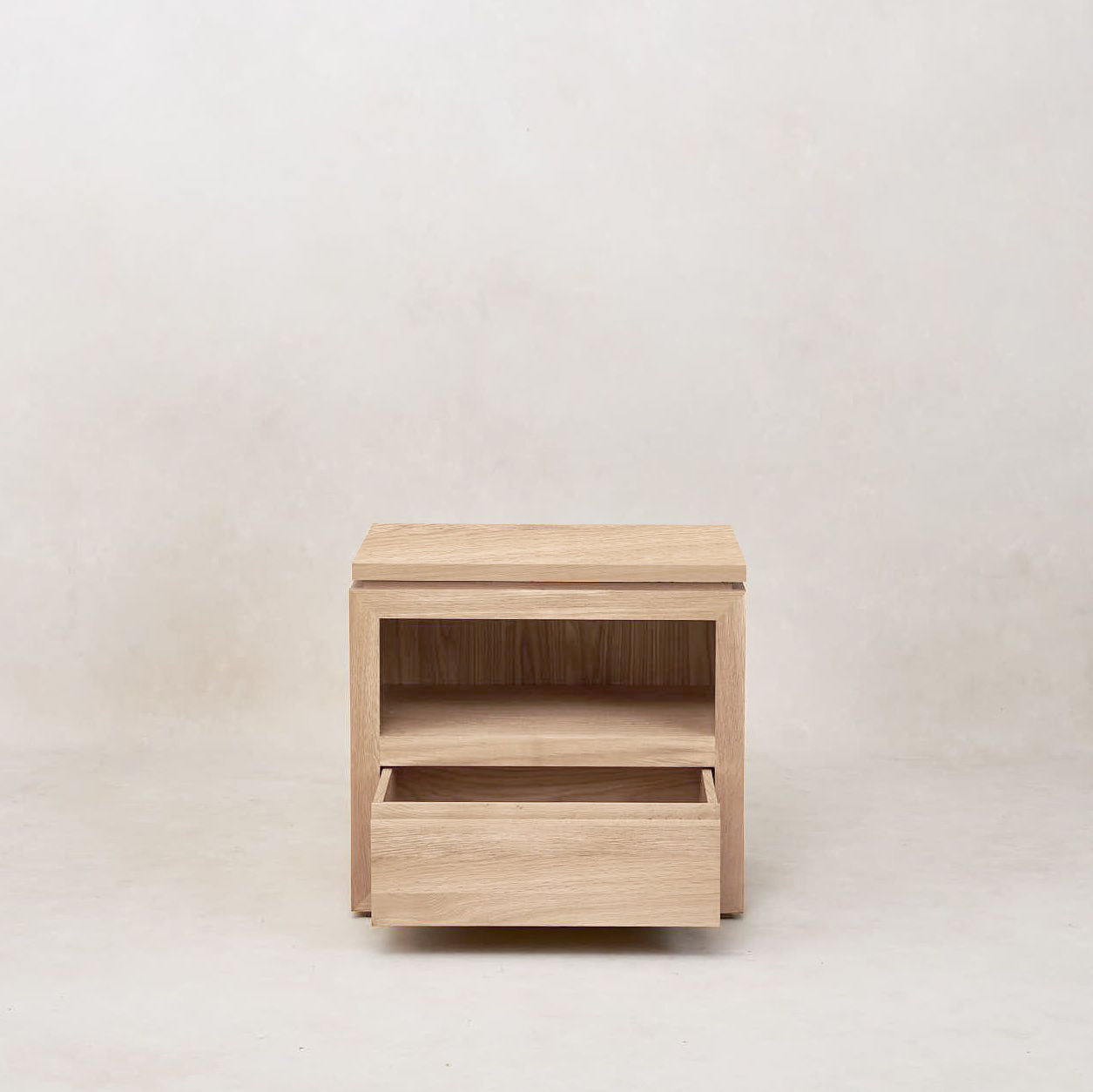 Table de chevet Sofita en bois - Chêne blanc