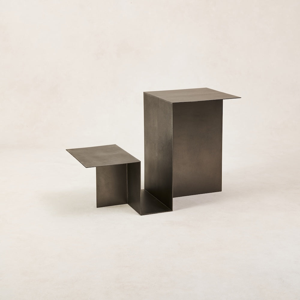 Table d'appoint Valley - Acier inoxydable