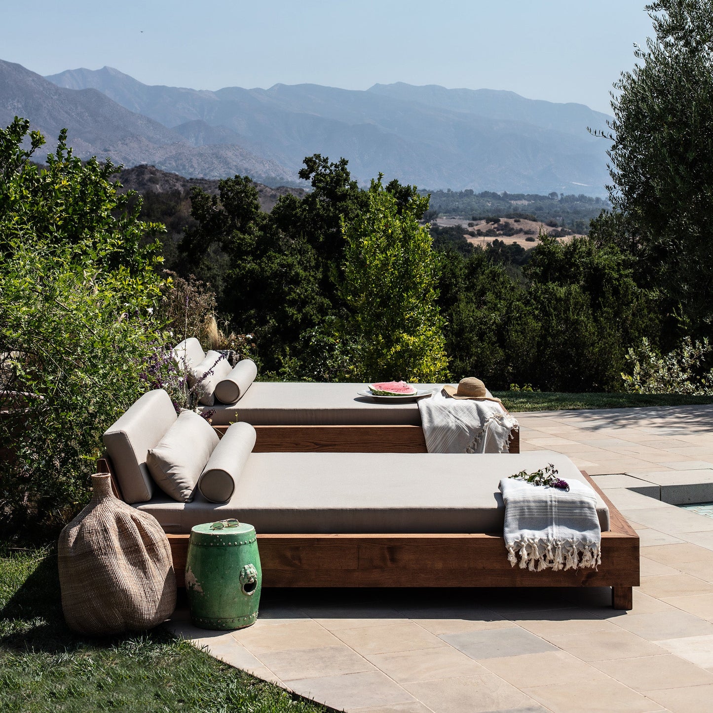 Lit de repos d'extérieur Ojai - Simple