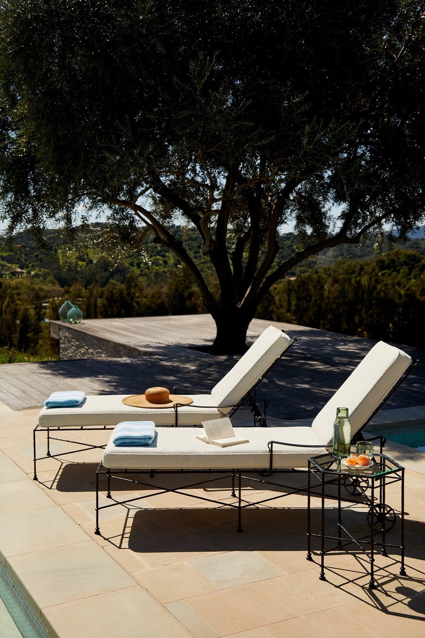 Chaise longue d'extérieur Provence - Boucle
