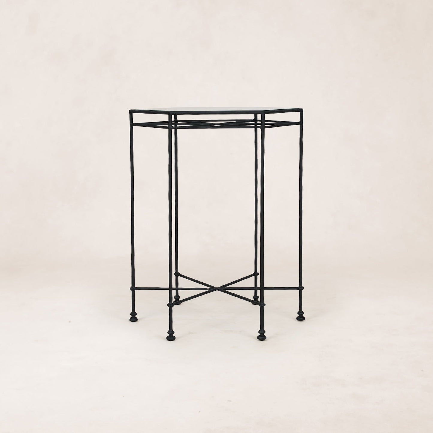 Table basse d'extérieur en verre Provence