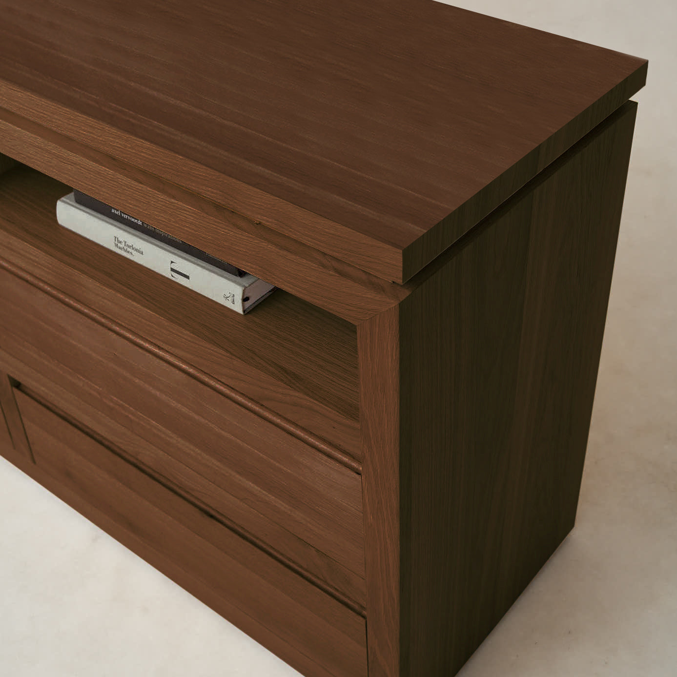 Commode en bois Sofita - Moka
