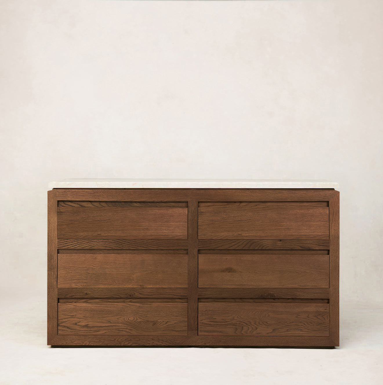 Commode en marbre Sofita - Moka