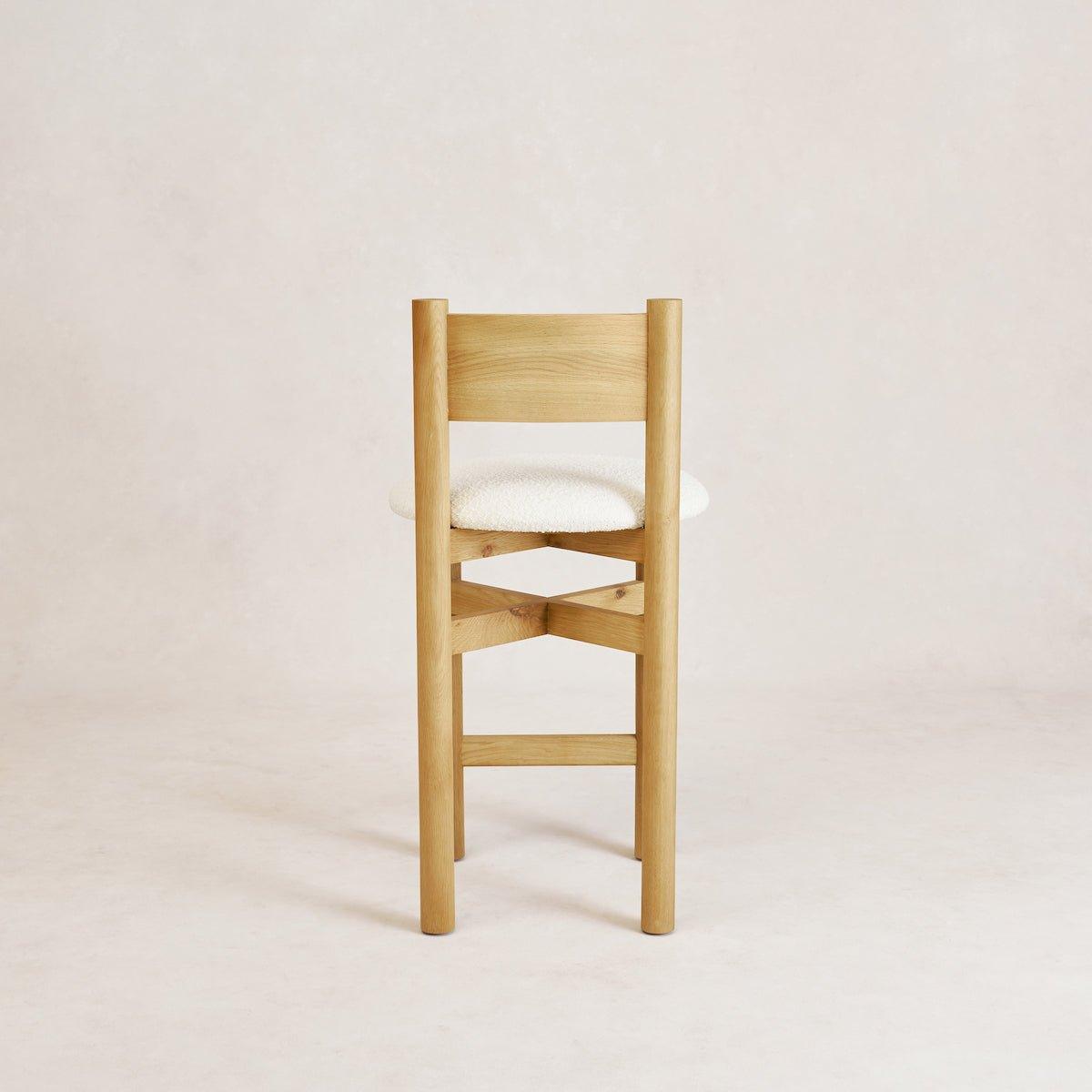 Tabouret de bar Teddy - Chêne chaud