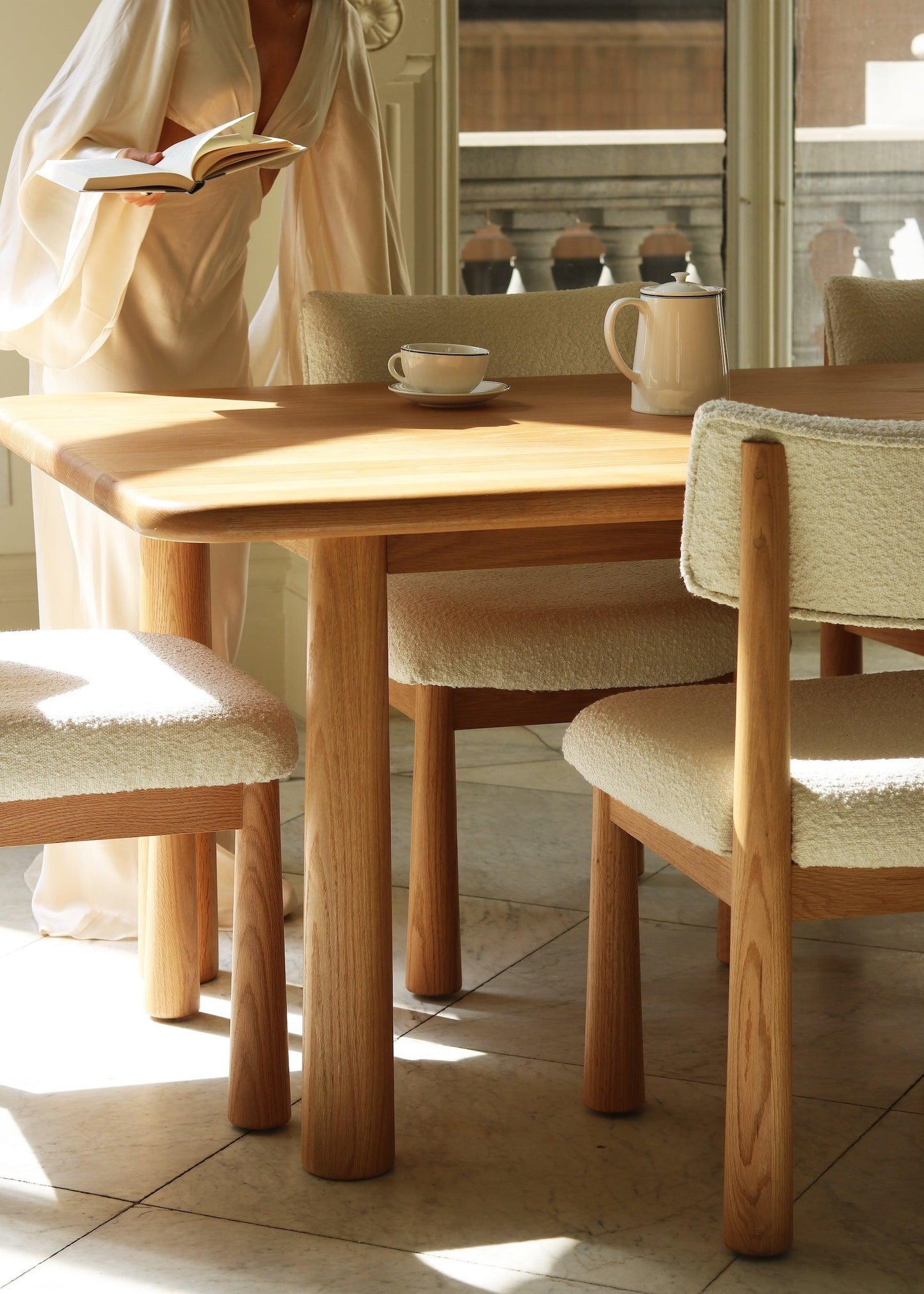 Chaise de salle à manger Charlie - Chêne chaud