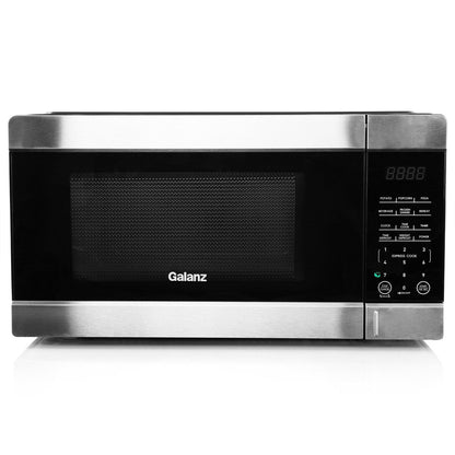 Four à micro-ondes de comptoir noir de 0,9 pi³ et 900 W avec cuisson express à une touche