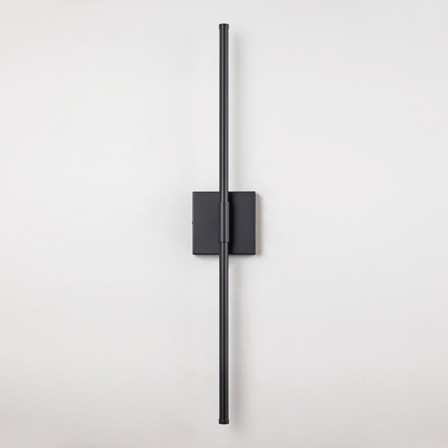 Applique murale linéaire moderne à 1 ampoule, noire, dorée et nickel, à LED, à intensité variable, pour salle de bain