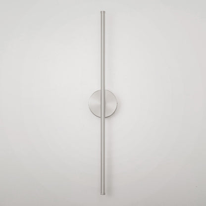 Applique murale linéaire moderne à 1 ampoule, noire, dorée et nickel, à LED, à intensité variable, pour salle de bain